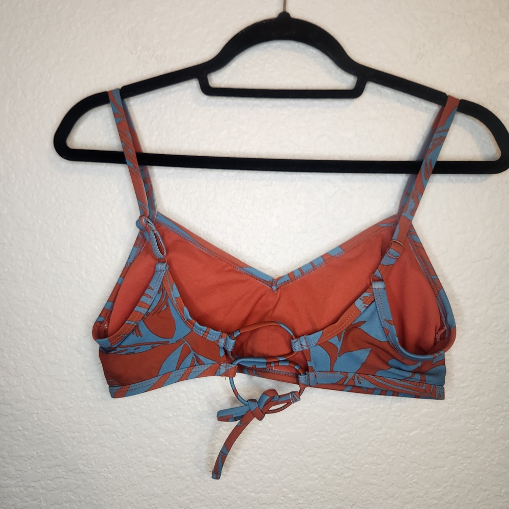 Kona Sol Women's Bralette Bikini Top Multicolor Floral Tropical Print S - Picture 10 of 13